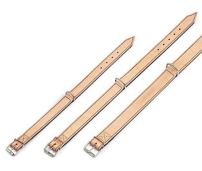 Karlie RONDO Halsband genäht - Natur/Schwarz - 32 mm