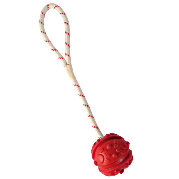 Trixie Naturgummiball am Band