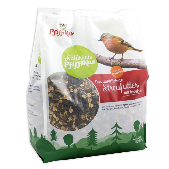 Natürlich Pfiffikus Streufutter mit Insekten 2