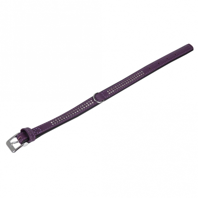 Karlie Vintage Strass-Halsband - Violett - 4-reihig